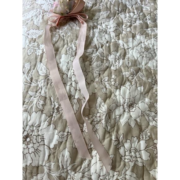 Monnalisa girls floral corsage bracelet headband wedding boho set main image 9